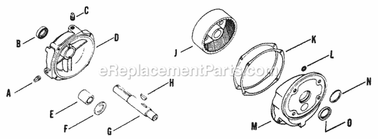 Page U Diagram and Parts List for K161-28102  Kohler Engine
