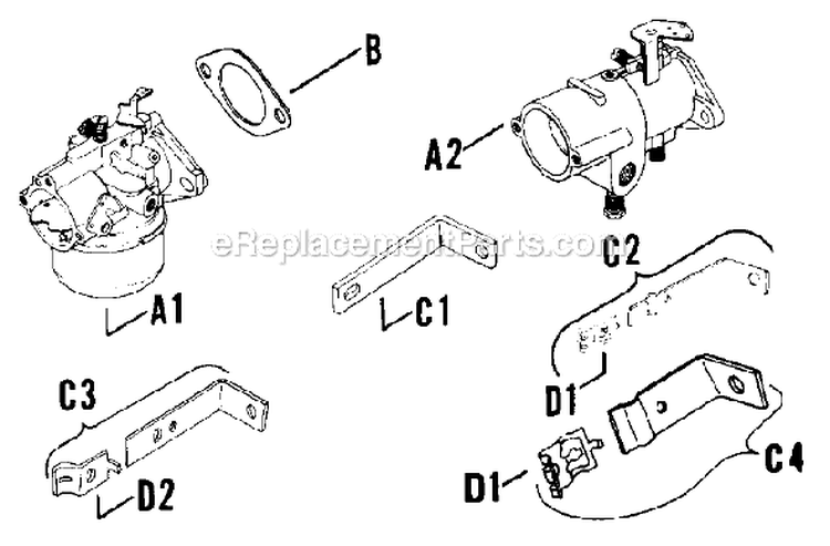 Page E Diagram and Parts List for K161-281298  Kohler Engine