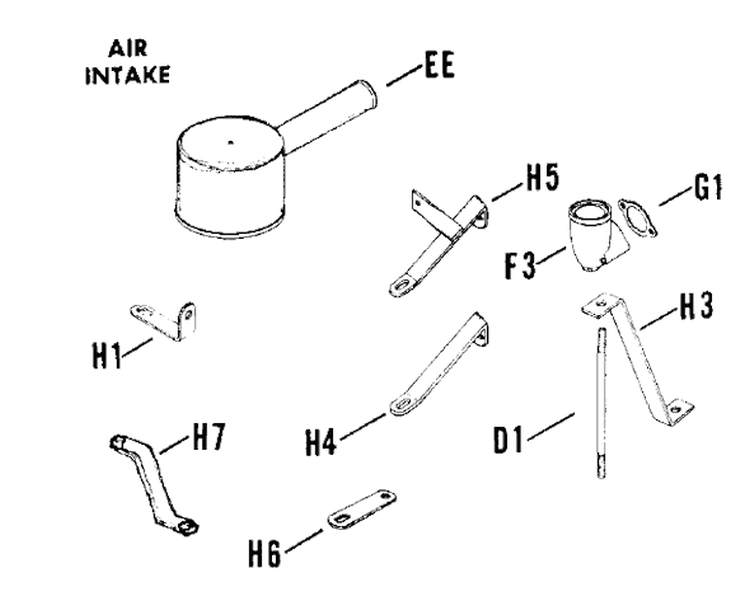 Page B Diagram and Parts List for K161-28334  Kohler Engine
