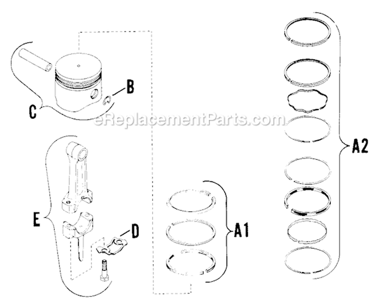Page Y Diagram and Parts List for K161-28660  Kohler Engine