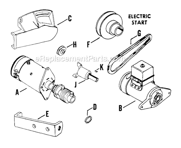 Page P Diagram and Parts List for K161-2866  Kohler Engine