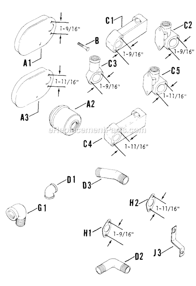 Page Q Diagram and Parts List for K161-2866  Kohler Engine