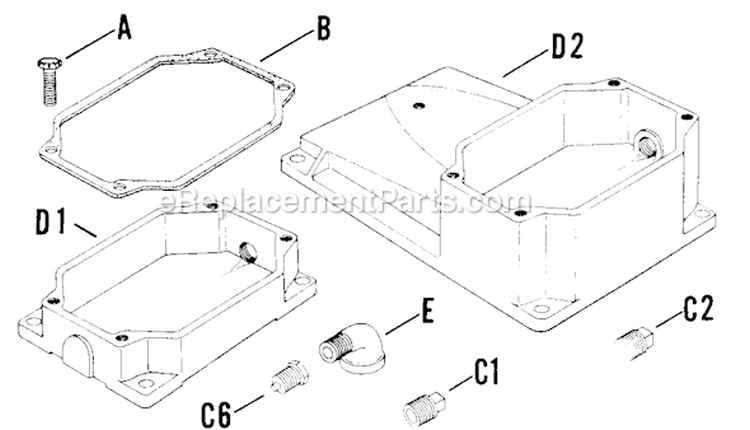 Page AD Diagram and Parts List for K161-2866  Kohler Engine