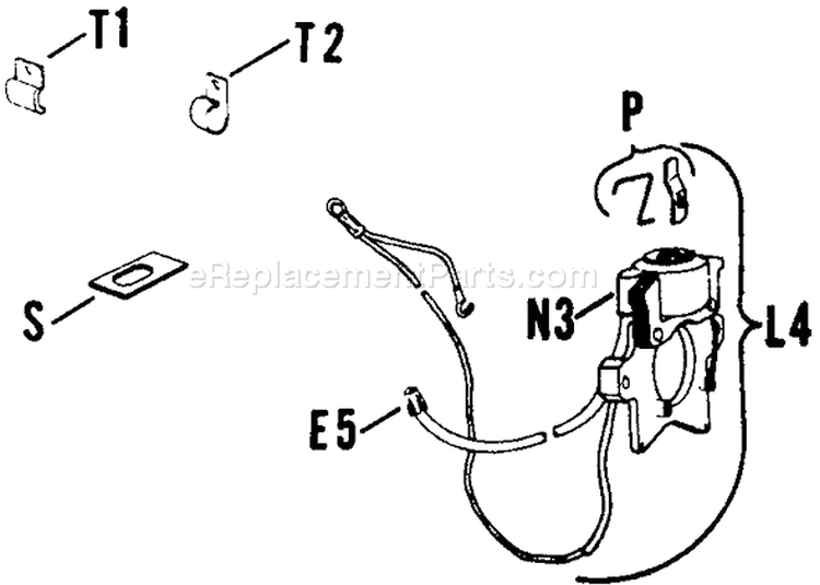 Page W Diagram and Parts List for K161-281193  Kohler Engine