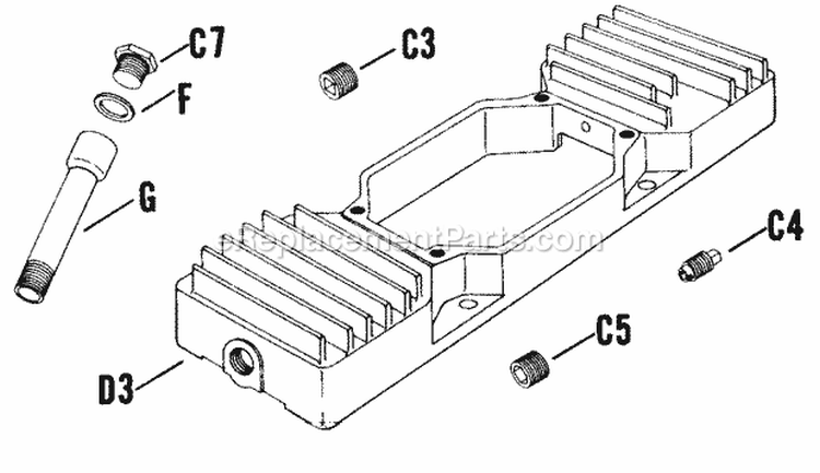 Page U Diagram and Parts List for K161-281017  Kohler Engine