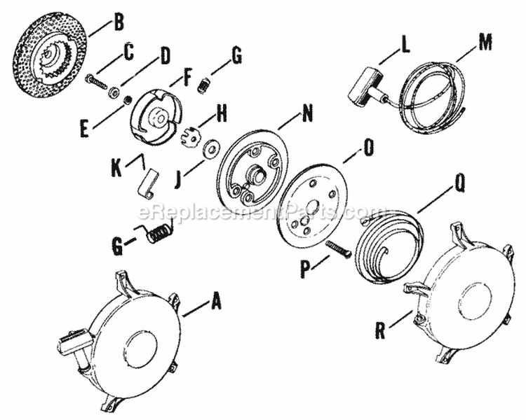 Page X Diagram and Parts List for K161-281017  Kohler Engine