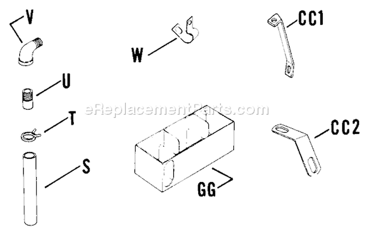 Page C Diagram and Parts List for K161-28705  Kohler Engine