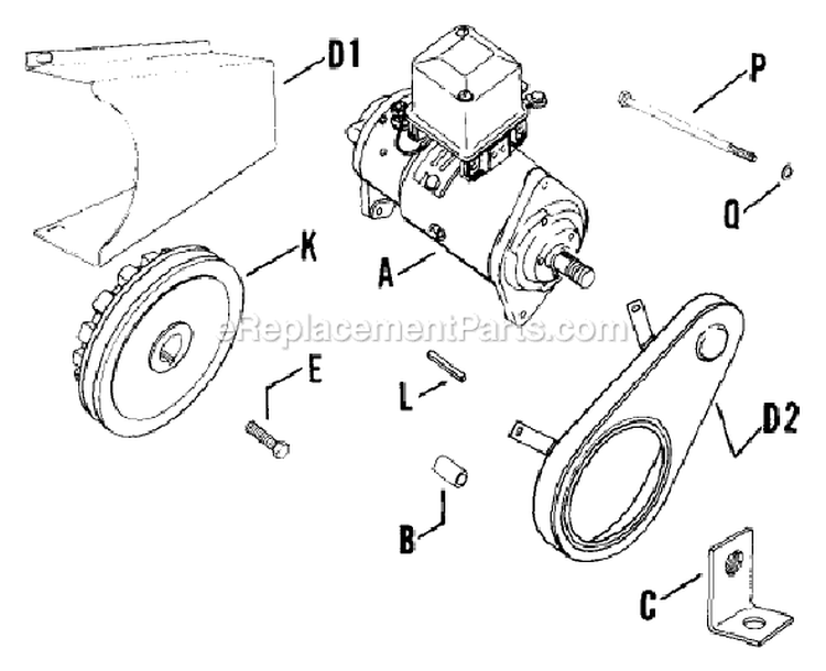 Page L Diagram and Parts List for K161-41202F  Kohler Generator
