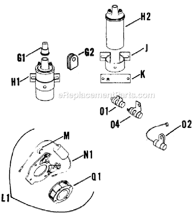 Page S Diagram and Parts List for K161-41202F  Kohler Generator