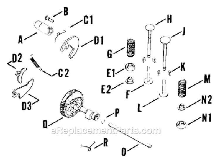 Page E Diagram and Parts List for K161-41202F  Kohler Generator