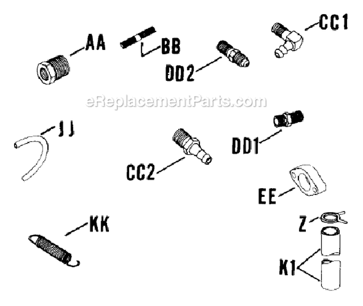 Page H Diagram and Parts List for K161-41202F  Kohler Generator