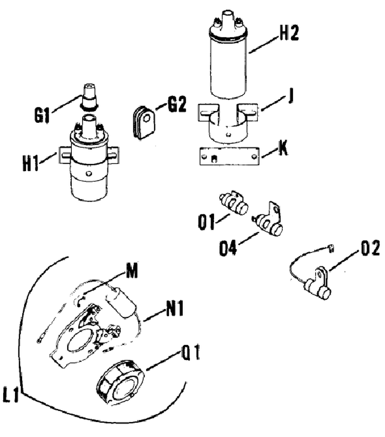 Page U Diagram and Parts List for K161-41241H  Kohler Generator