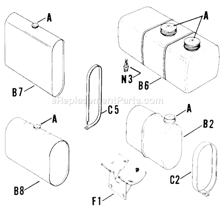 Page R Diagram and Parts List for K161-281261  Kohler Engine
