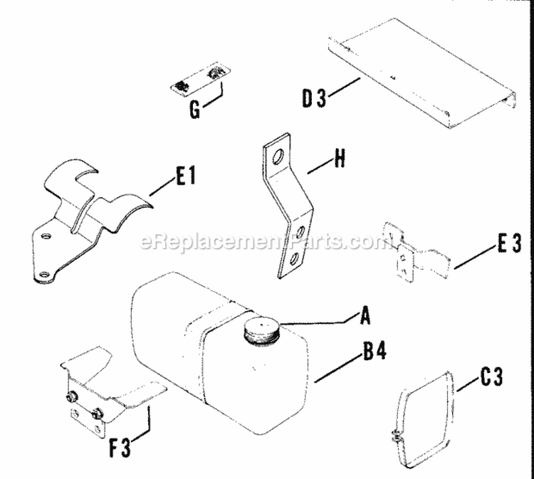 Page U Diagram and Parts List for K161-281007  Kohler Engine