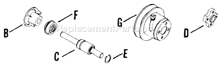 Page G Diagram and Parts List for K161-41117F  Kohler Generator