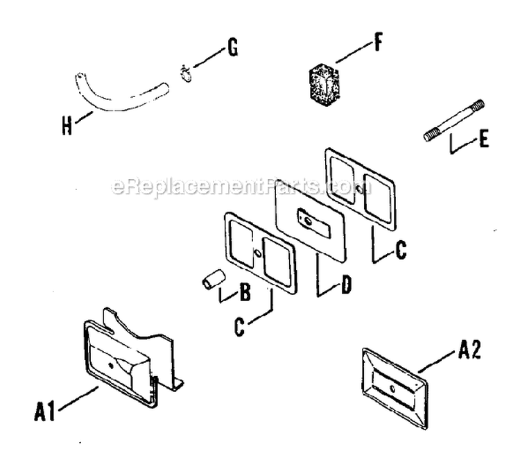 Page C Diagram and Parts List for K161-42389G  Kohler Generator