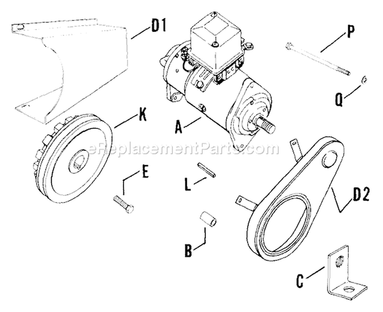 Page L Diagram and Parts List for K161-28469  Kohler Engine