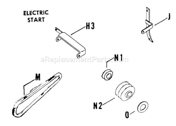 Page N Diagram and Parts List for K161-28824  Kohler Engine