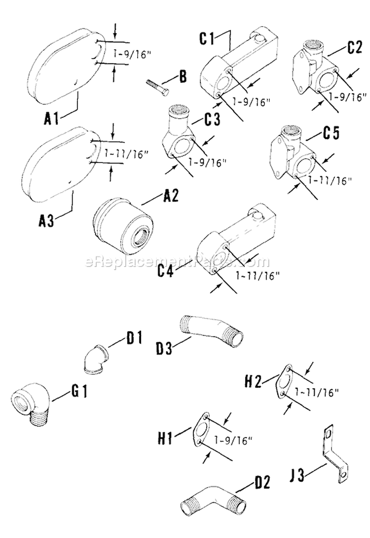 Page N Diagram and Parts List for K161-28469  Kohler Engine