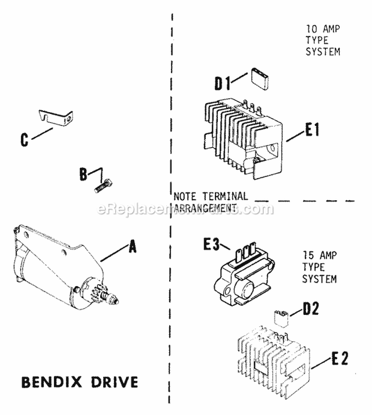 Page P Diagram and Parts List for K161-42619H  Kohler Engine
