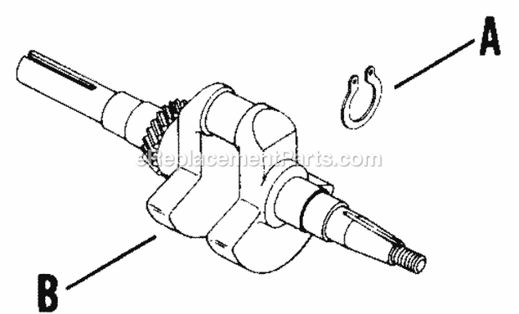 Page J Diagram and Parts List for K161-281060  Kohler Engine