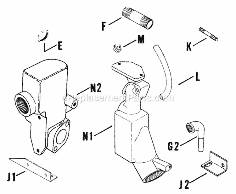 Page L Diagram and Parts List for K161-281019  Kohler Engine
