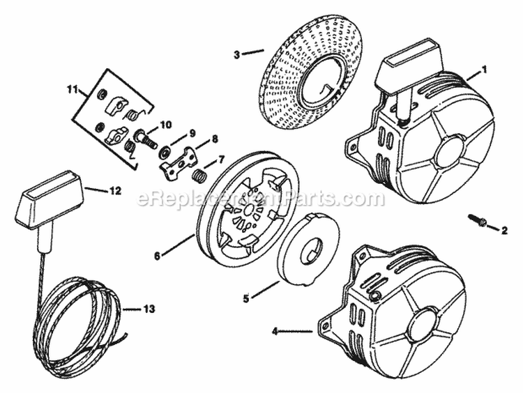 Page S Diagram and Parts List for K181-301000  Kohler Engine