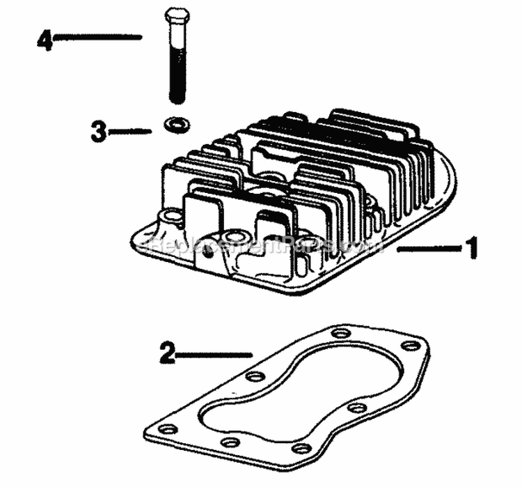 Page H Diagram and Parts List for K181-301000  Kohler Engine