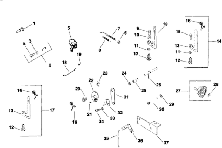 Page O Diagram and Parts List for K181-30436  Kohler Engine