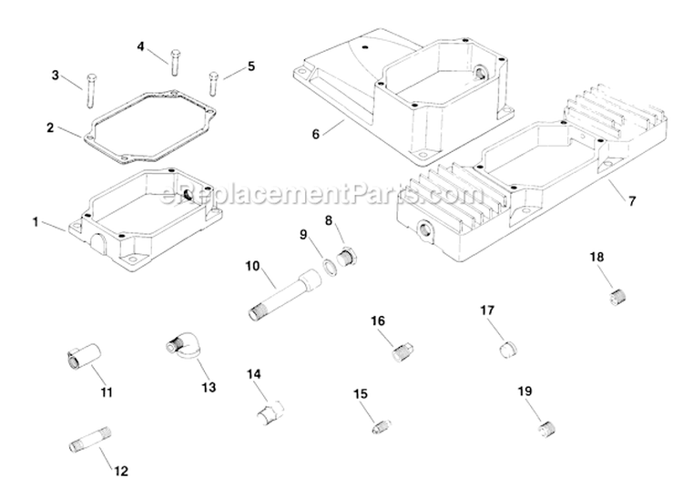Oil_Pan Diagram and Parts List for K181-30795  Kohler Engine