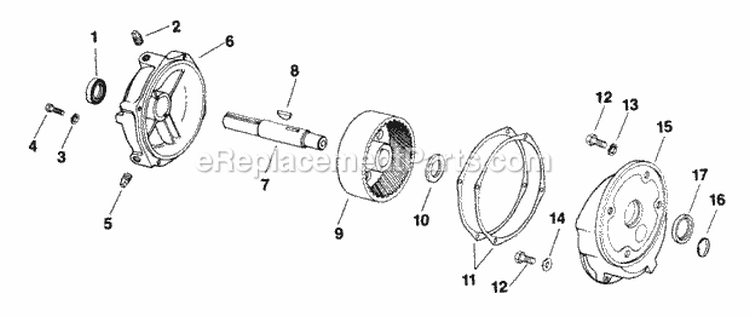 Page P Diagram and Parts List for K181-30821  Kohler Engine