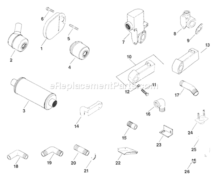 Page L Diagram and Parts List for K181-30287  Kohler Engine