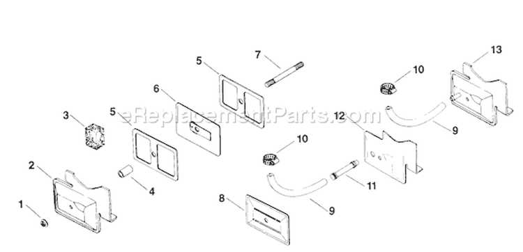 Page C Diagram and Parts List for K181-30287  Kohler Engine
