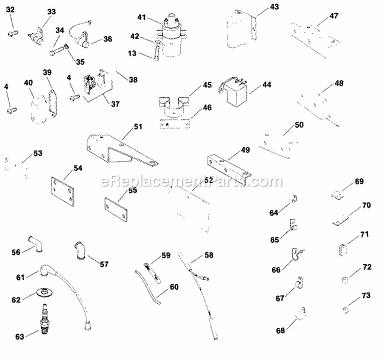 Page Q Diagram and Parts List for K181-30484  Kohler Engine
