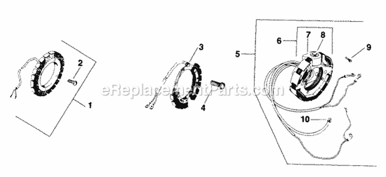 Page R Diagram and Parts List for K181-30484  Kohler Engine