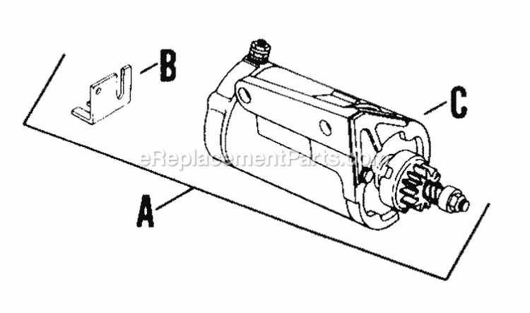 Page R Diagram and Parts List for K241-46712  Kohler Engine