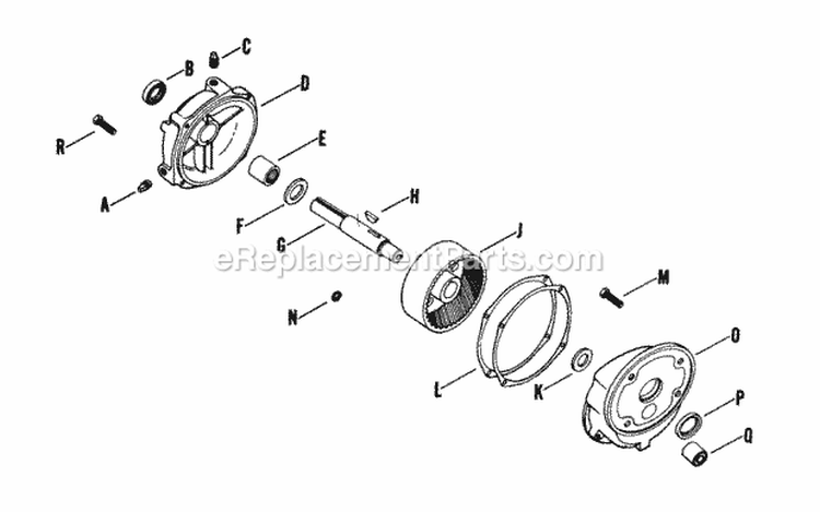 Page W Diagram and Parts List for K241-46171  Kohler Engine