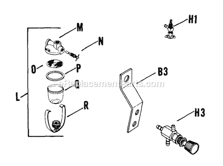 Page AA Diagram and Parts List for K241-4602  Kohler Engine