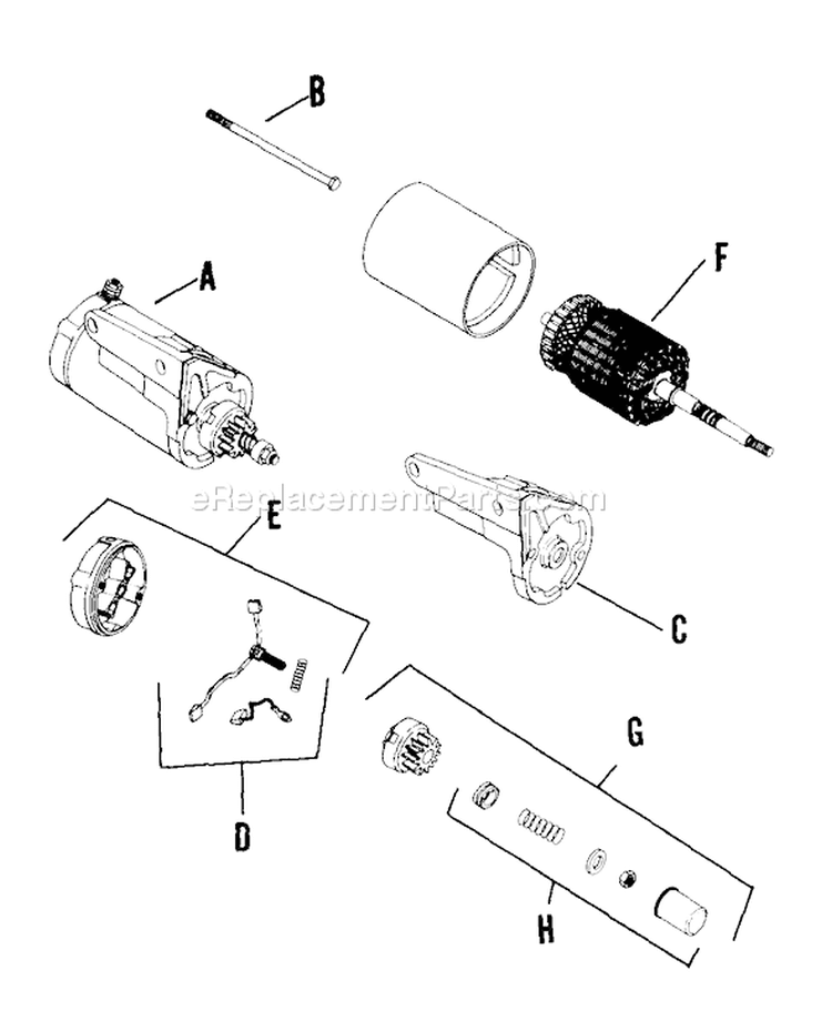 Page V Diagram and Parts List for K241-46795  Kohler Engine