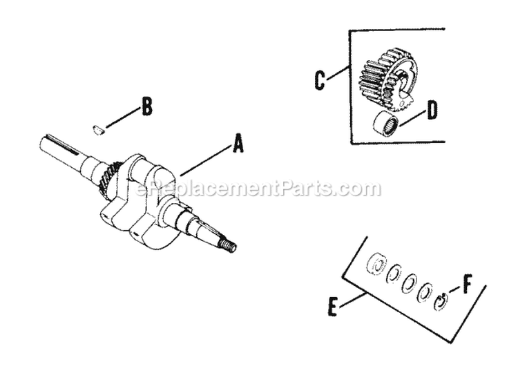 Page O Diagram and Parts List for K241-4602  Kohler Engine
