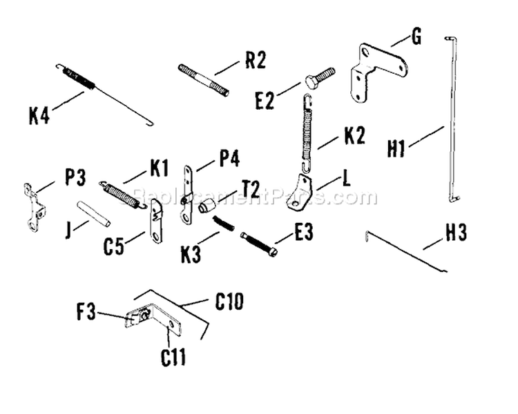 Page AC Diagram and Parts List for K241-46322  Kohler Engine
