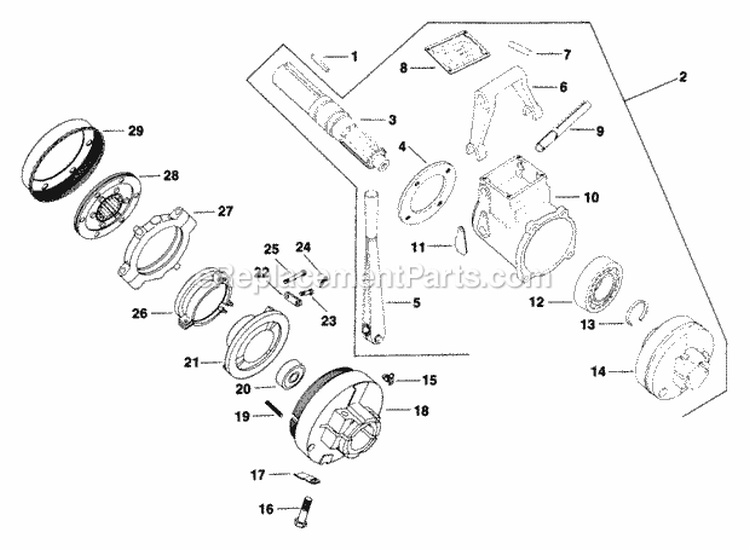 Page I Diagram and Parts List for K301-47223  Kohler Engine