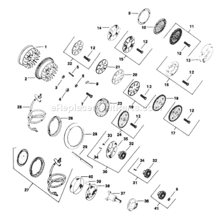 Page AB Diagram and Parts List for K301-47482  Kohler Engine