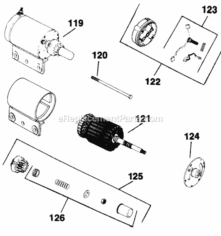 Page L Diagram and Parts List for K301-47640  Kohler Engine