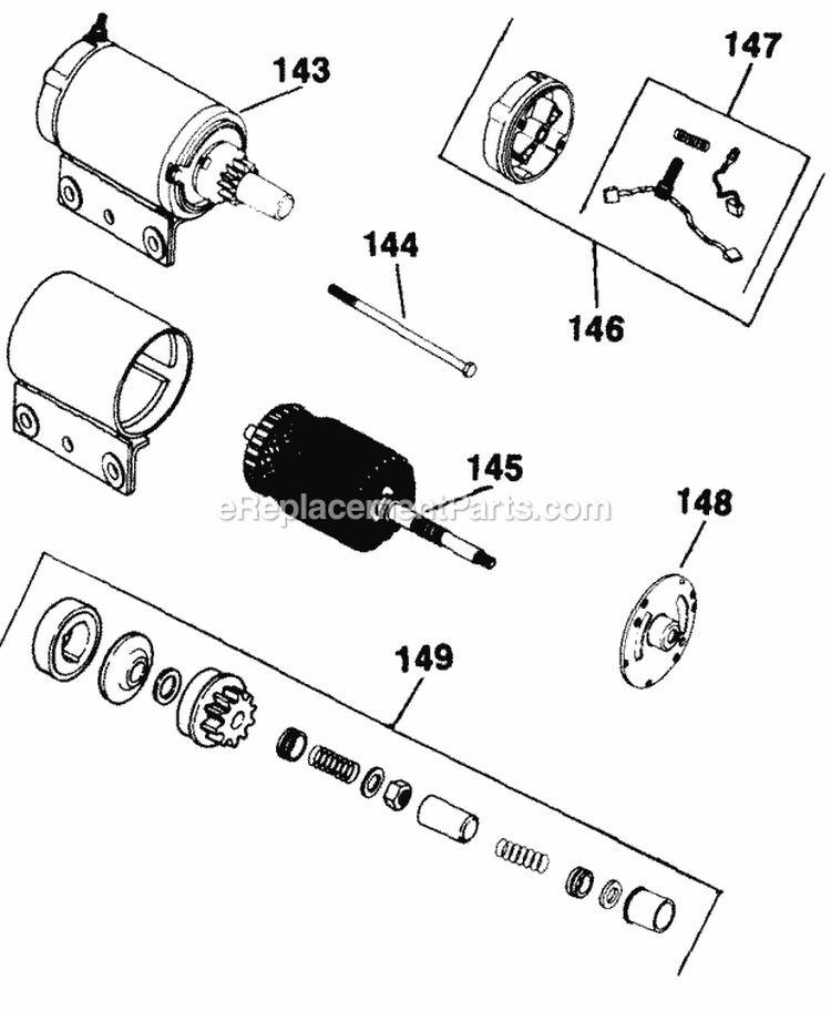 Page N Diagram and Parts List for K301-47640  Kohler Engine
