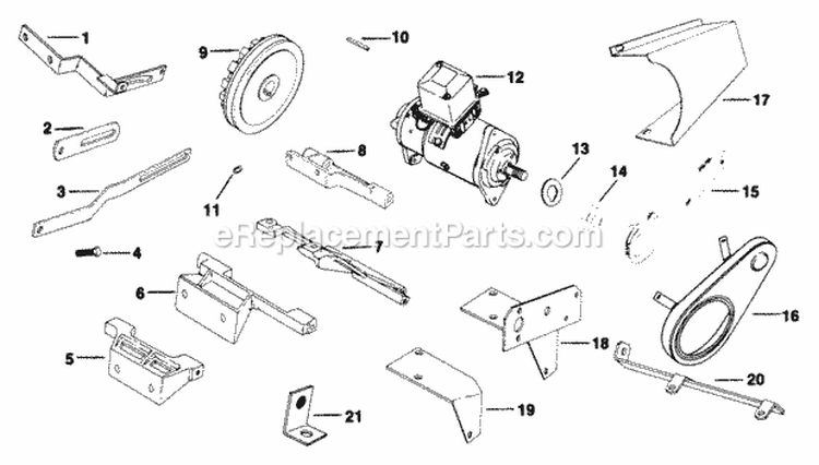 Page P Diagram and Parts List for K301-4766  Kohler Engine