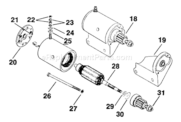 Page N Diagram and Parts List for K301-47499  Kohler Engine