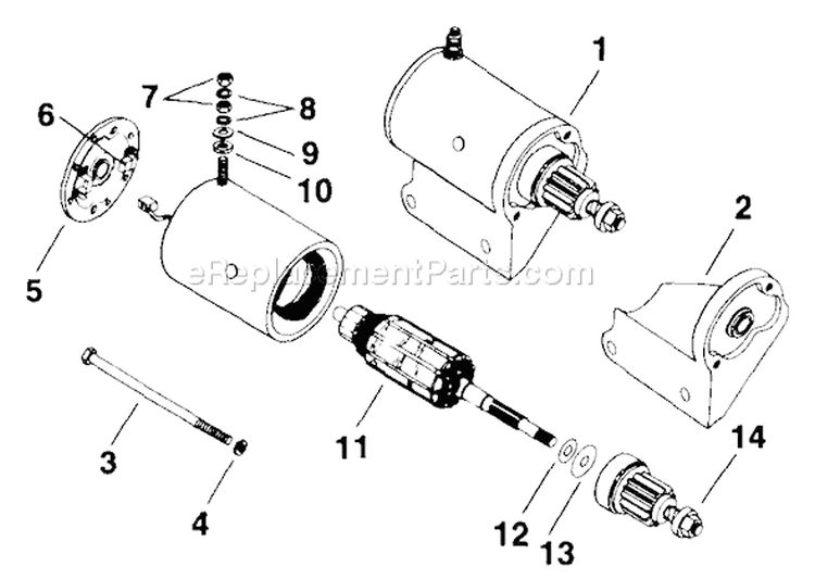 Page N Diagram and Parts List for K301-47766  Kohler Engine
