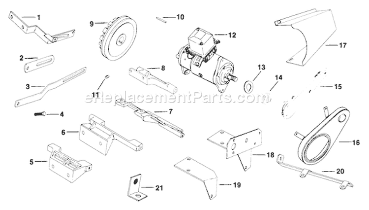 Page P Diagram and Parts List for K301-4787  Kohler Engine