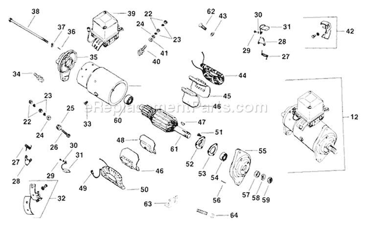 Page R Diagram and Parts List for K301-47766  Kohler Engine